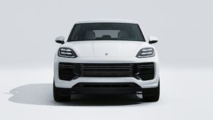Внешний вид Cayenne Turbo E-Hybrid с изображением передней части автомобиля
