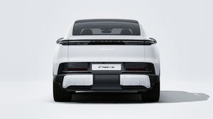 Внешний вид Cayenne S Coupé Electric с изображением задней части автомобиля