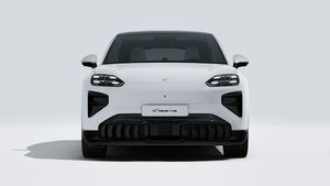 Внешний вид Cayenne Turbo Coupé Electric с изображением передней части автомобиля