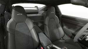Interior view showing the front seats of 911 GT3