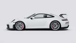 Exterior view of 911 GT3 showing the left side of the car