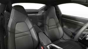 Interior view showing the front seats of 911 Carrera