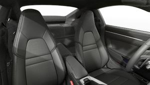 Interior view showing the front seats of 911 Carrera 4S