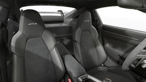 Interior view showing the front seats of 911 GT3