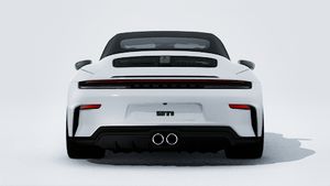Exterior view of 911 GT3 S/C showing the rear of the car