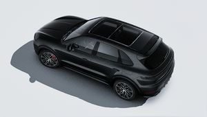 Exterior view of Cayenne S E-Hybrid Black Edition seen from above