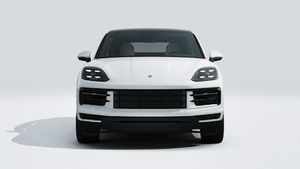 Exterior view of Cayenne Coupé showing the front of the car