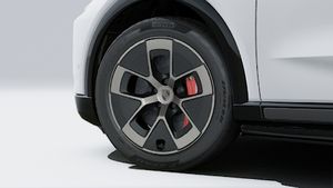 Exterior view of Cayenne Turbo Electric