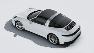 Exterior view of 911 Targa 4S seen from above