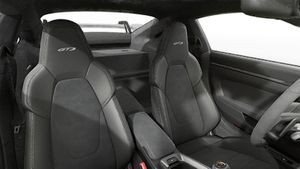 Interior view showing the front seats of 911 GT3