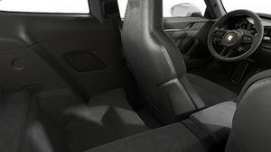 Interior view showing the back seats of 911 GT3