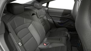 Interior view of Taycan Black Edition