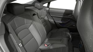 Interior view of Taycan 4 Black Edition