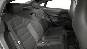 Interior view of Taycan 4S Black Edition