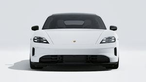 Exterior view of Taycan 4S Black Edition showing the front of the car