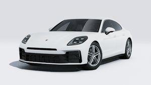 Exterior view of Panamera 4 showing the front and left side of the car