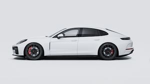 Exterior view of Panamera GTS showing the left side of the car
