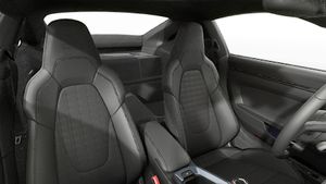 Interior view showing the front seats of 911 Carrera T