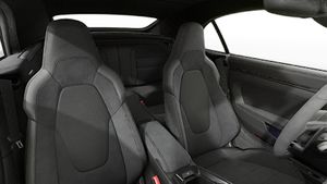 Interior view showing the front seats of 911 Carrera GTS Cabriolet