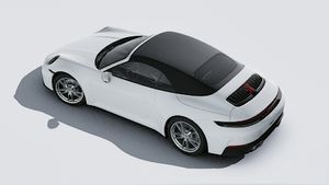 Exterior view of 911 Carrera Cabriolet seen from above