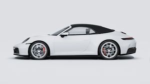 Exterior view of 911 Carrera S Cabriolet showing the left side of the car