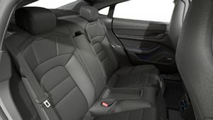 Interior view of Taycan Black Edition