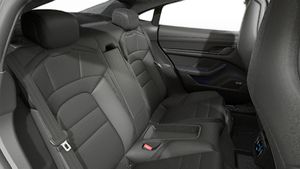 Interior view of Taycan 4 Black Edition