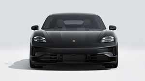 Exterior view of Taycan 4 Black Edition showing the front of the car