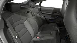 Interior view of Taycan 4S Black Edition