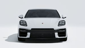 Exterior view of Panamera GTS showing the front of the car