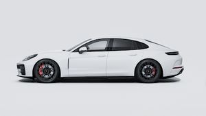 Exterior view of Panamera GTS showing the left side of the car