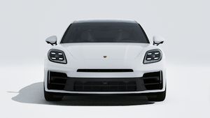 Exterior view of Panamera 4 E-Hybrid Executive showing the front of the car